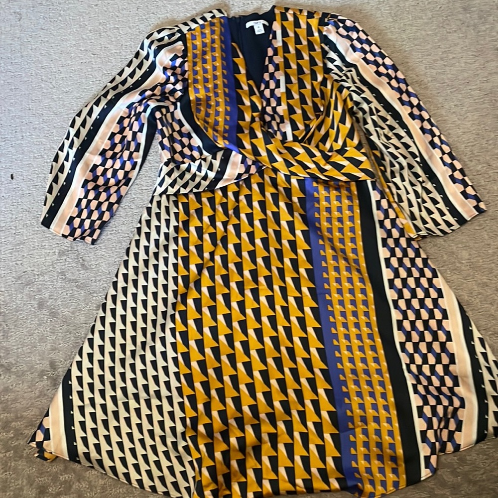 Bar III short dress with long sleeves.